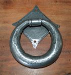 Wrought Iron Door Knocker in a Dark Pewter Effect, Rustproof Finish VF7